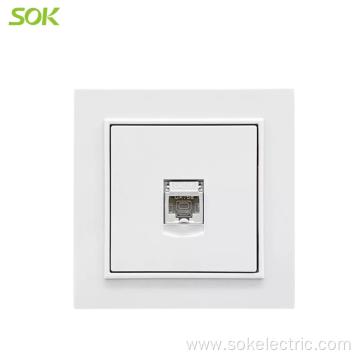 high quality Tel Socket Outlet CAT3 with Hanger